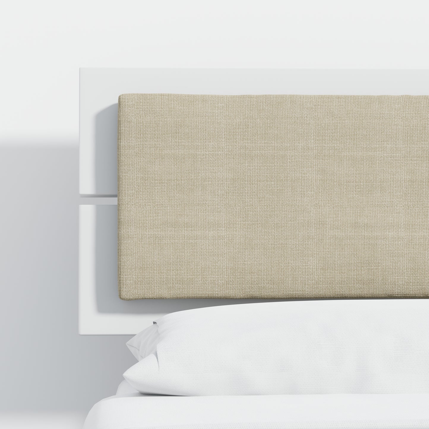 ComfIQ HavenWood Modern Solid Wood Platform Bed with Optional Adjustable Headboard with Cushion