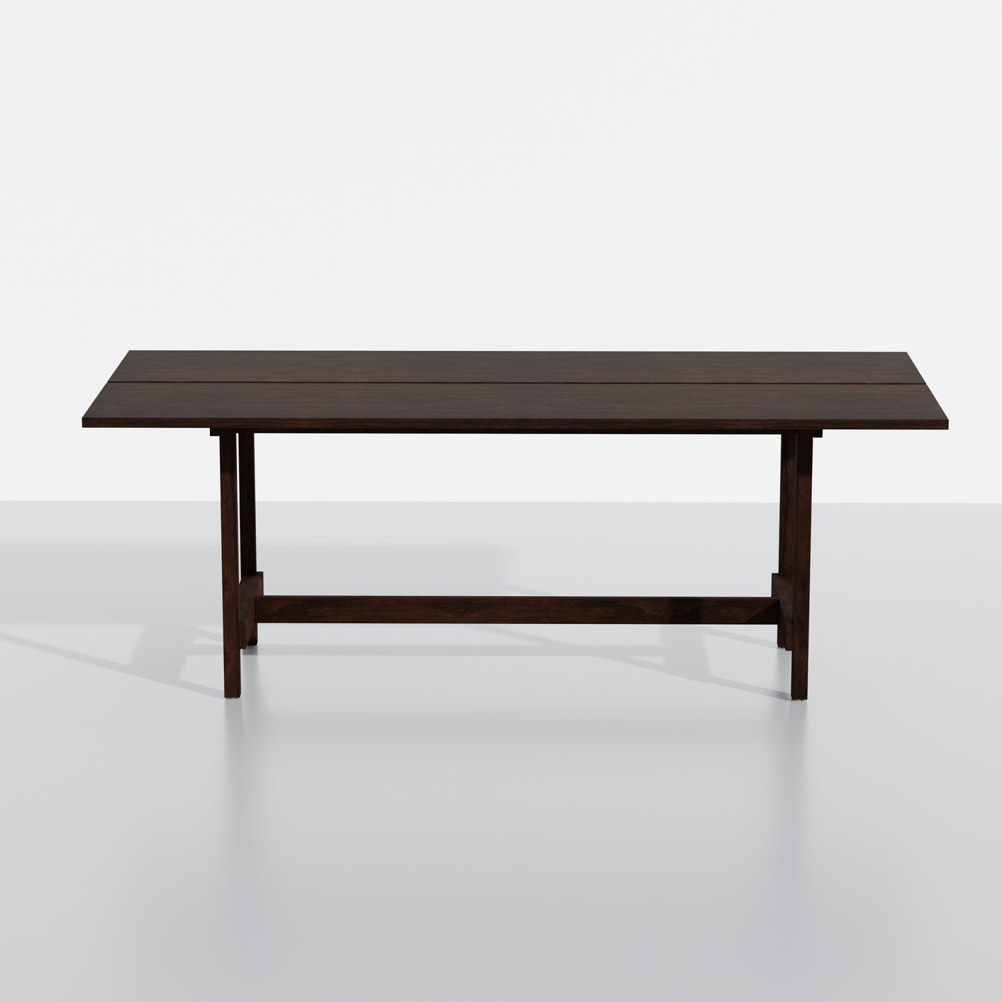 ComfIQ 84" Japandi Split-Top Wood Dining Table