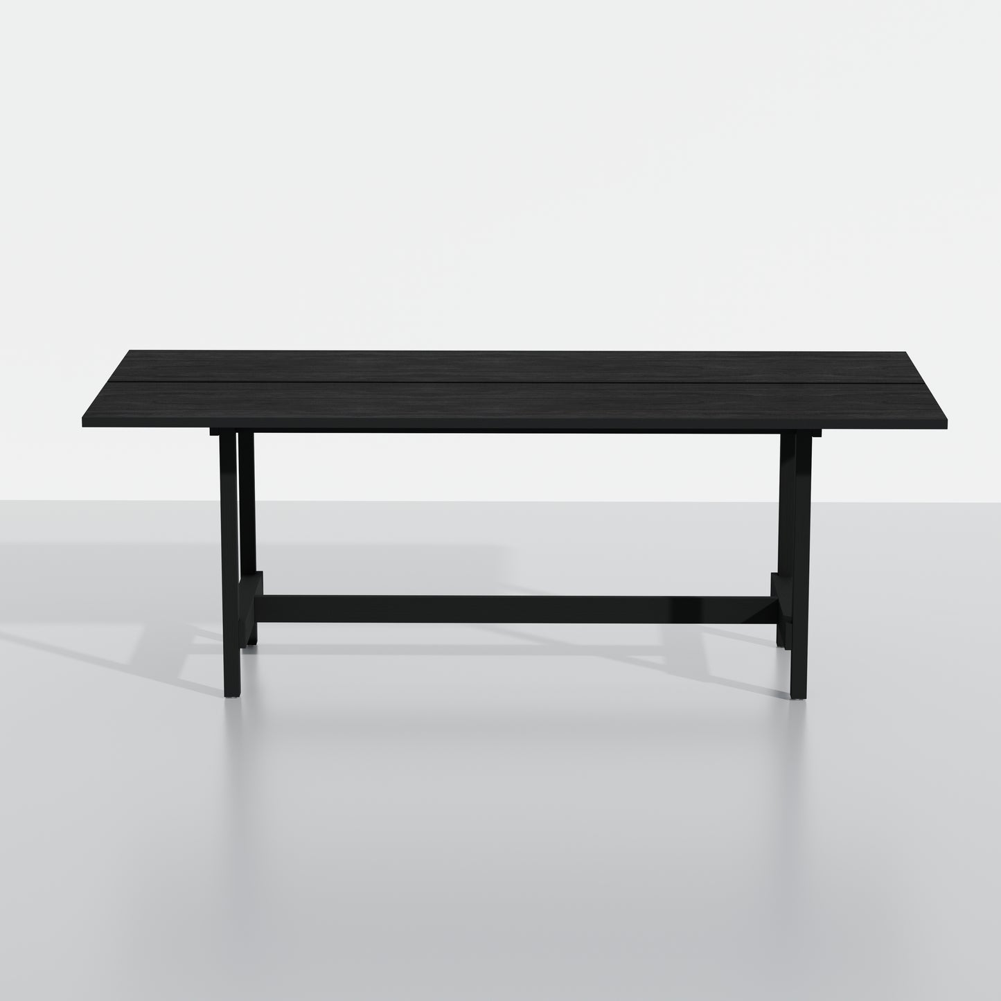 ComfIQ 84" Japandi Split-Top Wood Dining Table