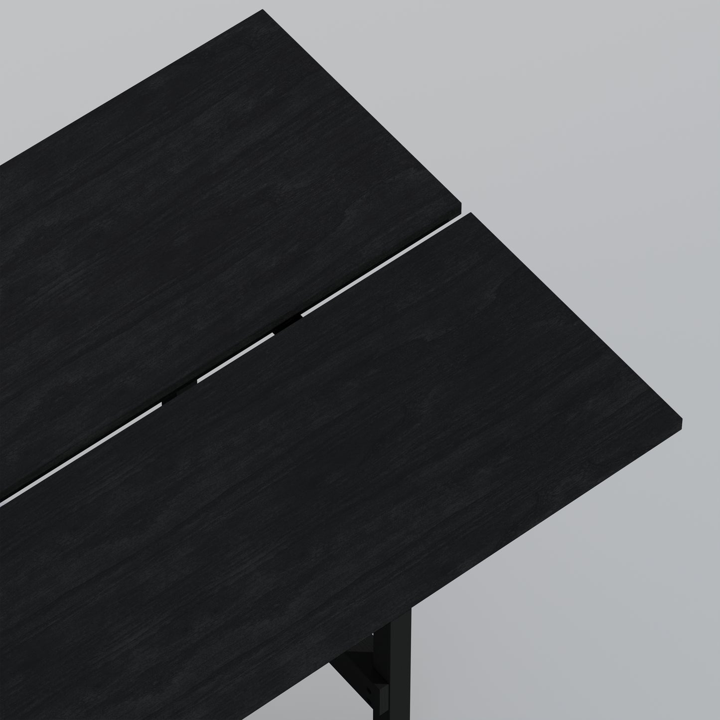ComfIQ 84" Japandi Split-Top Wood Dining Table
