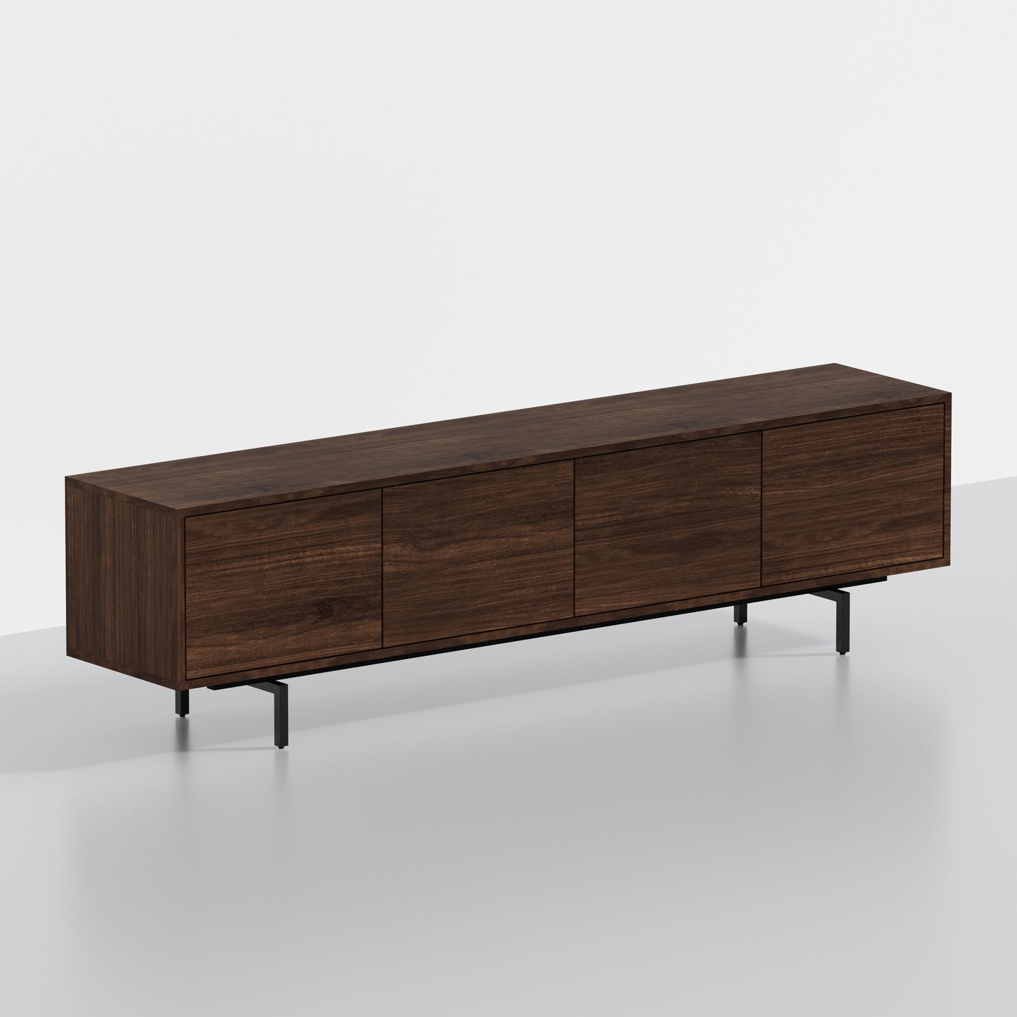 ComfIQ Norrhaus 75-Inch Modern TV Stand with 4-Doors