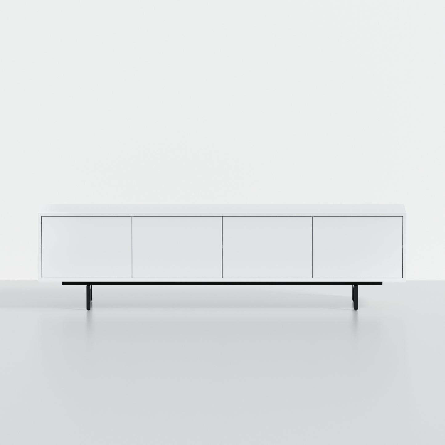 ComfIQ Norrhaus 75-Inch Modern TV Stand with 4-Doors