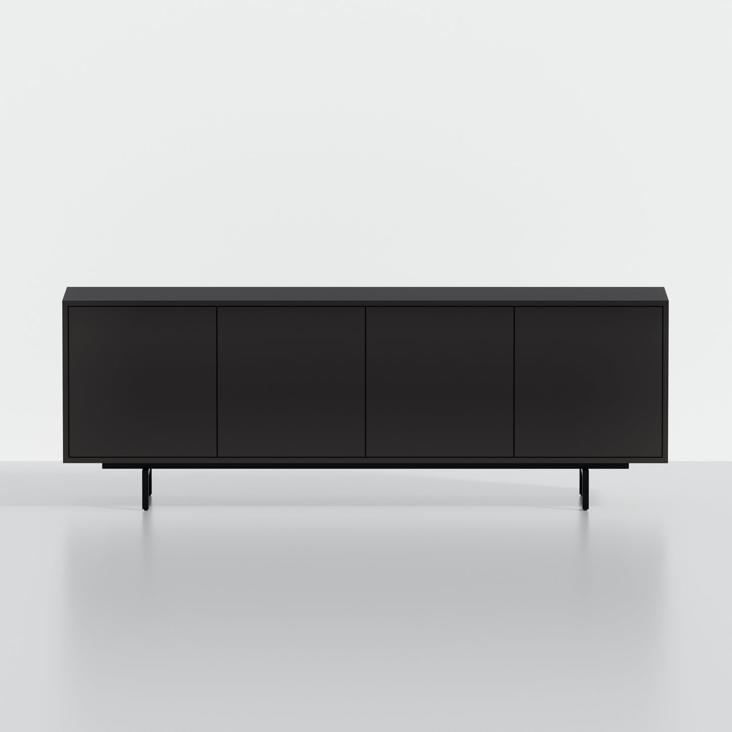 ComfIQ Norrhaus 75-Inch Modern TV Stand with 4-Doors