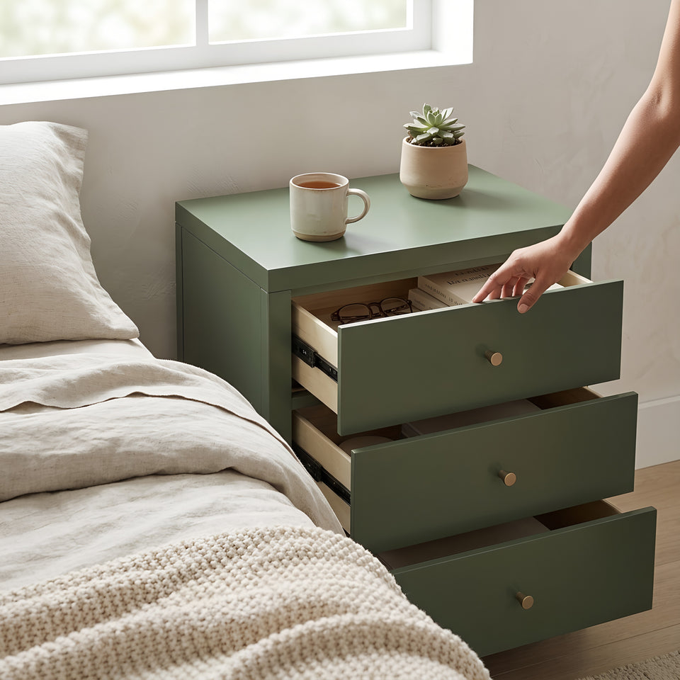 Three Drawers. <em>All of Them Equal.</em>