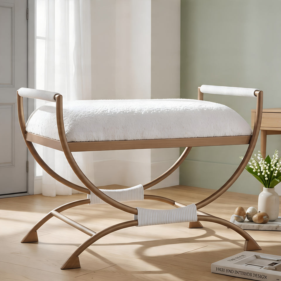 A Bench That <em>Actually Belongs in the Room.</em>