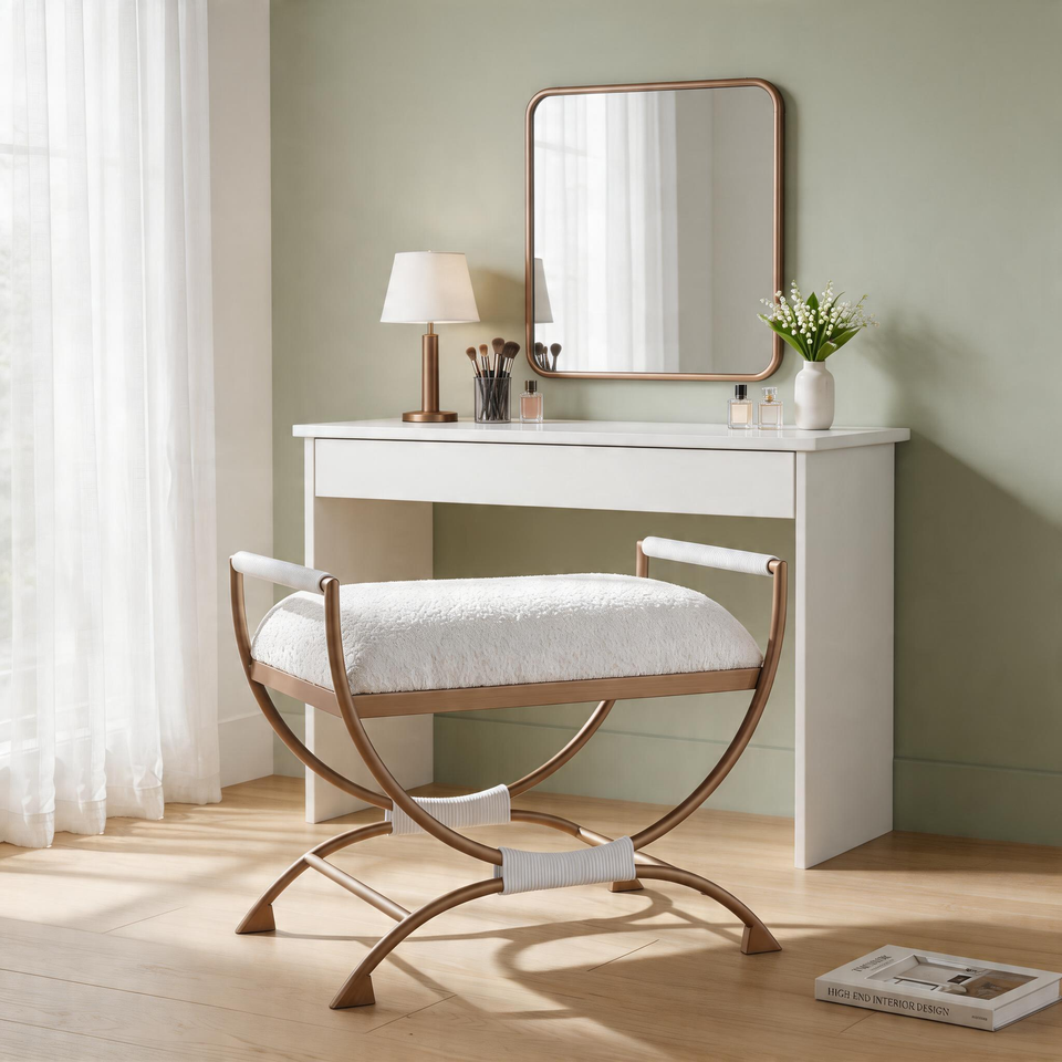 Looks Beautiful at the Vanity.<em> Sits Comfortably Too.</em>