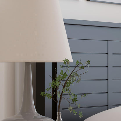 ComfIQ Serene Solid Wood Modern Farmhouse Panel Headboard with Horizontal Scoring