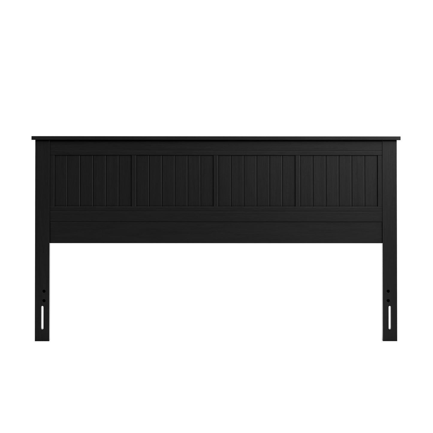 ComfIQ Serene Solid Wood Window-Pane Panel Headboard – Easy Assembly, Casual Coastal Style