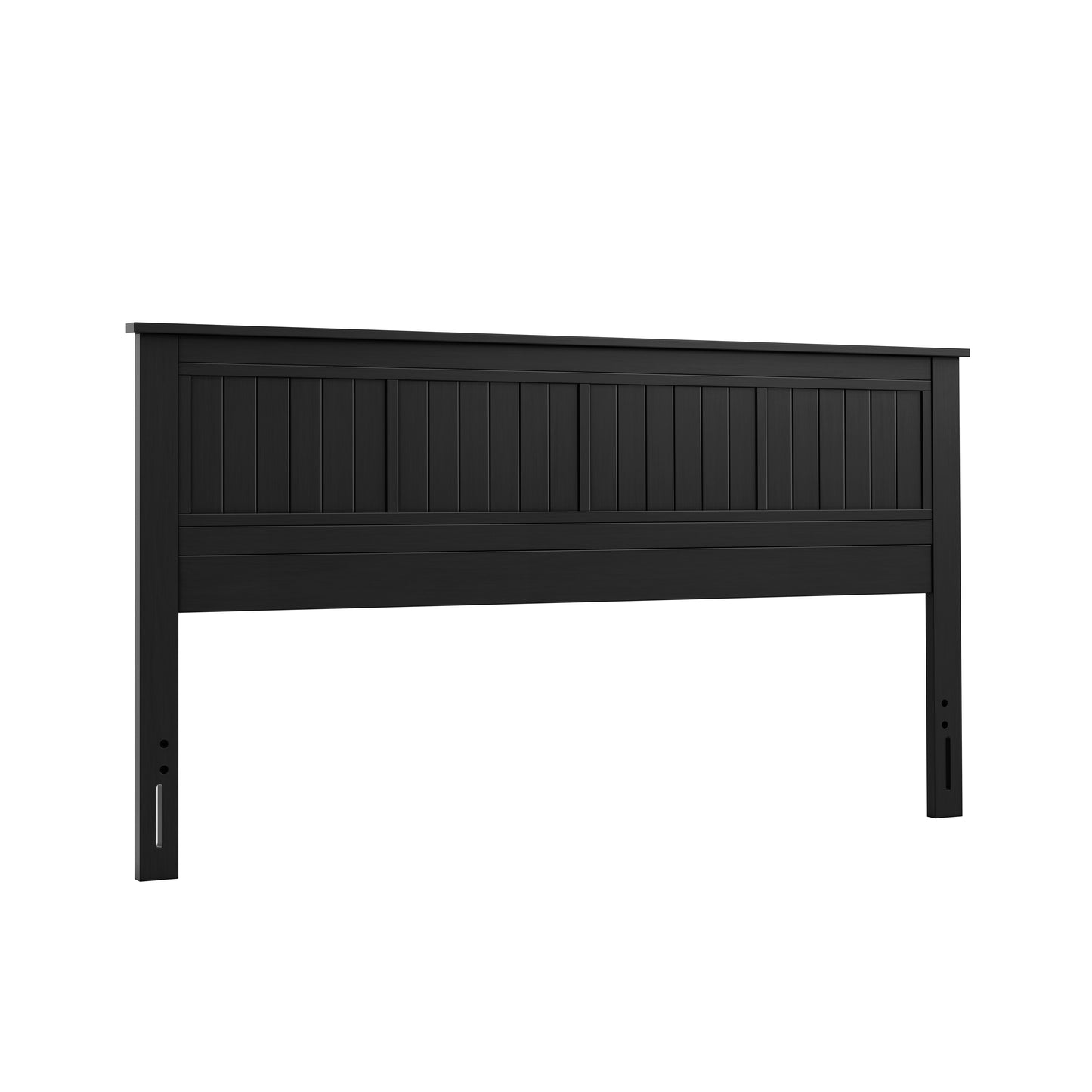 ComfIQ Serene Solid Wood Window-Pane Panel Headboard – Easy Assembly, Casual Coastal Style