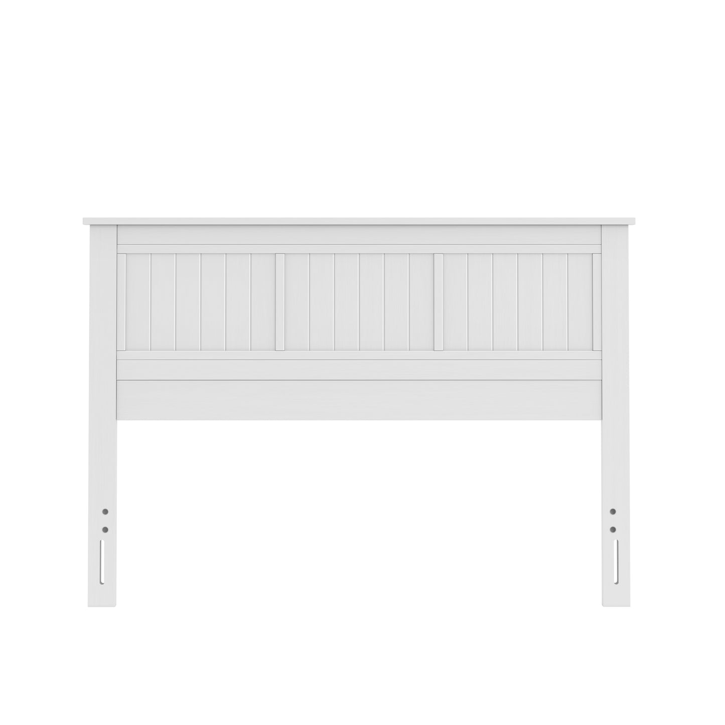 ComfIQ Serene Solid Wood Window-Pane Panel Headboard – Easy Assembly, Casual Coastal Style