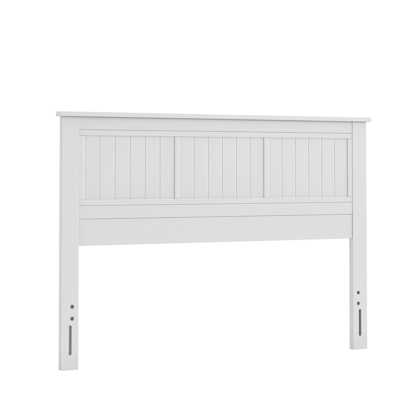 ComfIQ Serene Solid Wood Window-Pane Panel Headboard – Easy Assembly, Casual Coastal Style