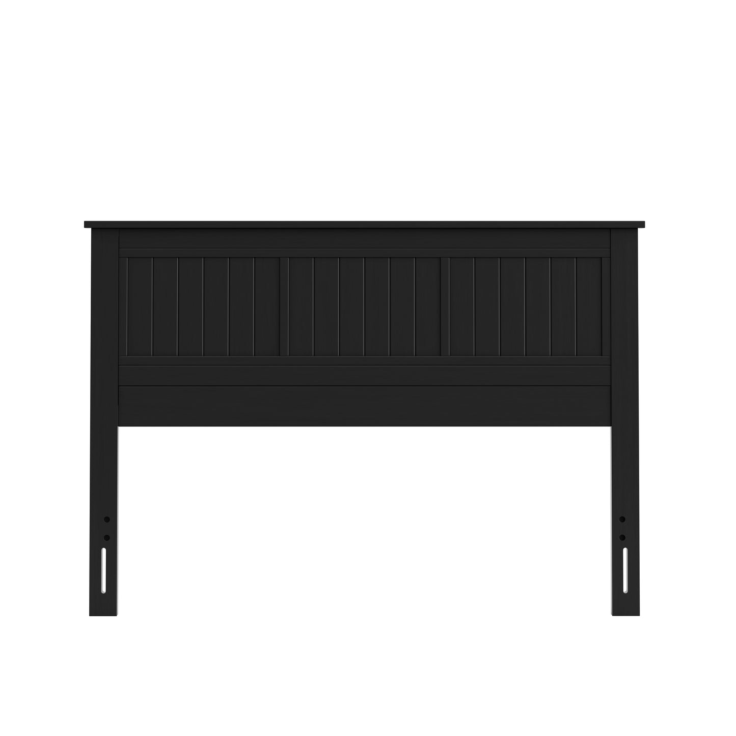 ComfIQ Serene Solid Wood Window-Pane Panel Headboard – Easy Assembly, Casual Coastal Style