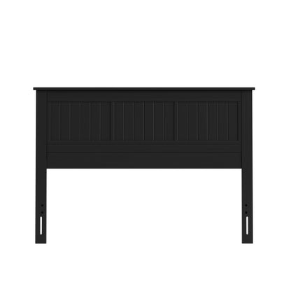 ComfIQ Serene Solid Wood Window-Pane Panel Headboard – Easy Assembly, Casual Coastal Style