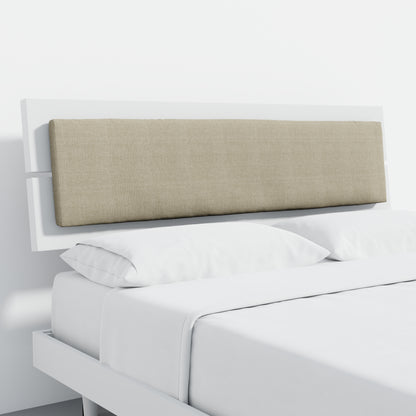 ComfIQ HavenWood Modern Solid Wood Platform Bed with Optional Adjustable Headboard with Cushion