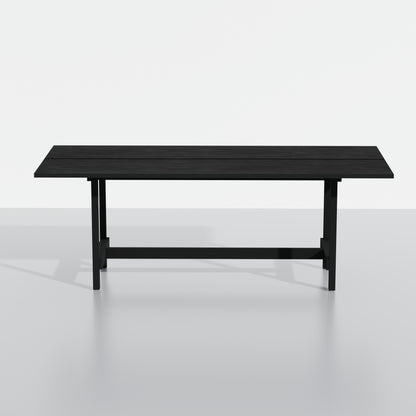 ComfIQ 84" Japandi Split-Top Wood Dining Table
