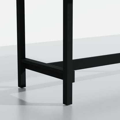 ComfIQ 84" Japandi Split-Top Wood Dining Table