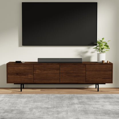 ComfIQ Norrhaus 75-Inch Modern TV Stand with 4-Doors