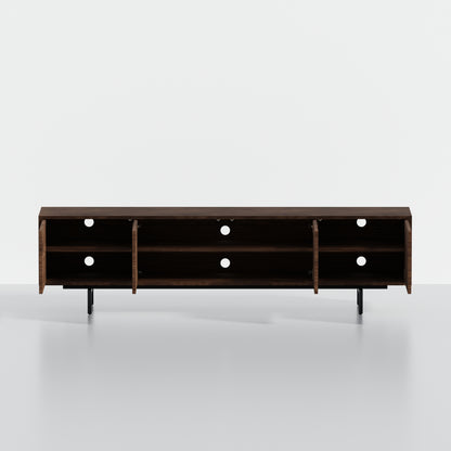 ComfIQ Norrhaus 75-Inch Modern TV Stand with 4-Doors