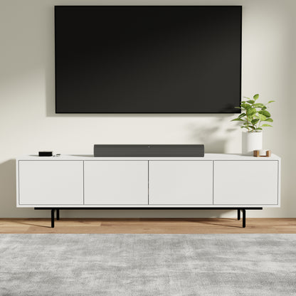 ComfIQ Norrhaus 75-Inch Modern TV Stand with 4-Doors
