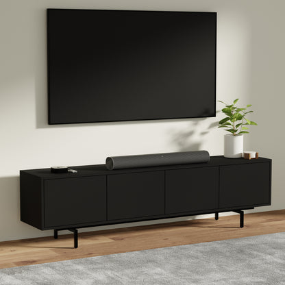 ComfIQ Norrhaus 75-Inch Modern TV Stand with 4-Doors