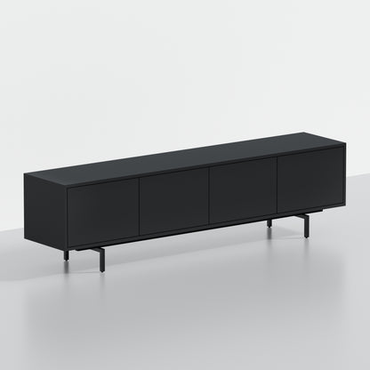 ComfIQ Norrhaus 75-Inch Modern TV Stand with 4-Doors
