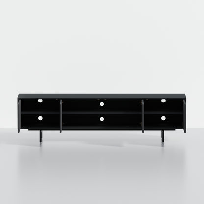 ComfIQ Norrhaus 75-Inch Modern TV Stand with 4-Doors
