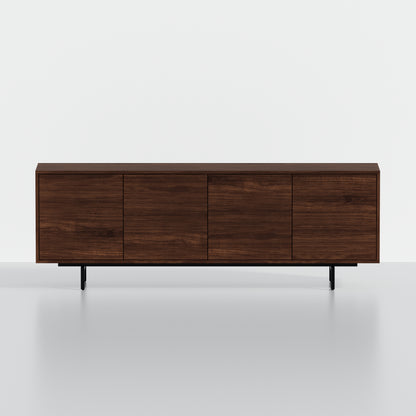 ComfIQ Norrhaus 75-Inch Modern TV Stand with 4-Doors