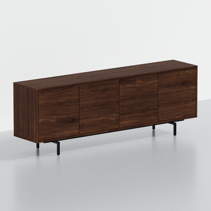 ComfIQ Norrhaus 75-Inch Modern TV Stand with 4-Doors
