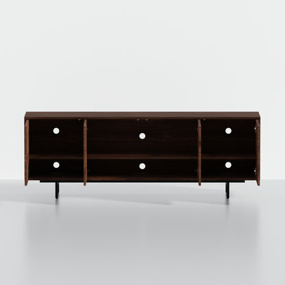 ComfIQ Norrhaus 75-Inch Modern TV Stand with 4-Doors