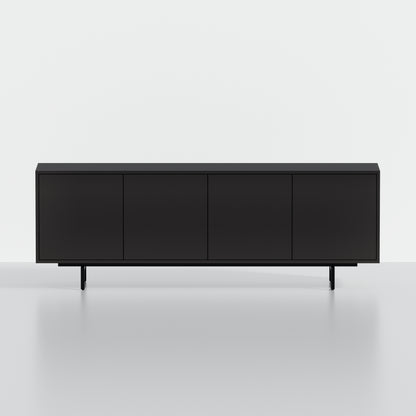 ComfIQ Norrhaus 75-Inch Modern TV Stand with 4-Doors