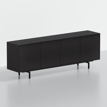 ComfIQ Norrhaus 75-Inch Modern TV Stand with 4-Doors