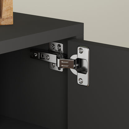 ComfIQ Norrhaus 75-Inch Modern TV Stand with 4-Doors