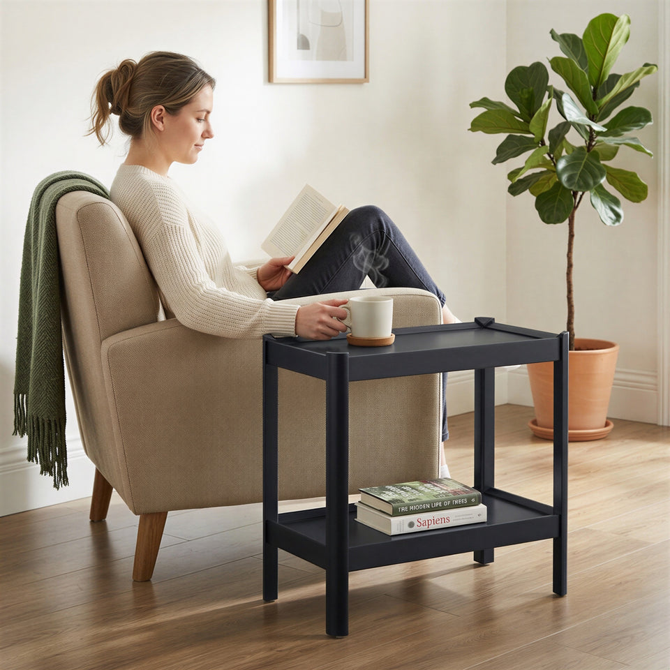 Two Shelves. <em>Two Jobs. One Small Footprint.</em>